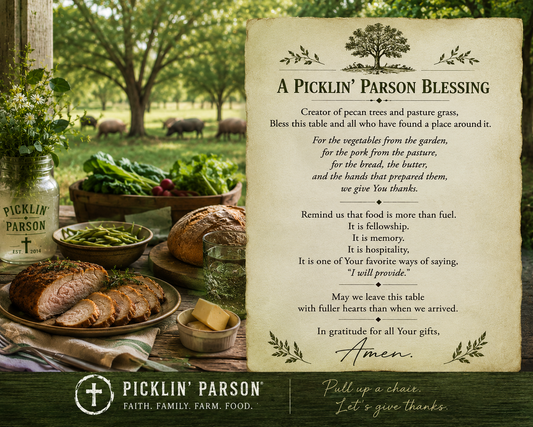 A Picklin' Parson Blessing