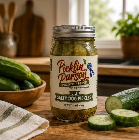 Salty Dog Dill Pickles